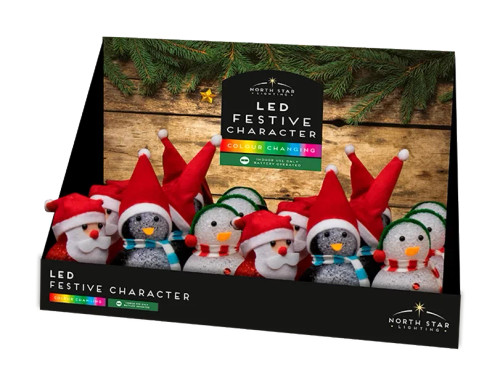 Colour Changing LED Christmas Character (Assorted Designs) Colour Changing LED Christmas Character (Assorted Designs)