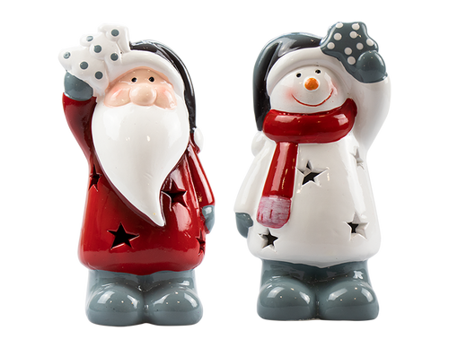 Ceramic LED Christmas Ornament (Assorted) Ceramic LED Christmas Ornament (Assorted)