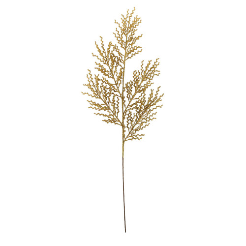 Metallic Gold Glitter Wavy Spray (65cm) Metallic Gold Glitter Wavy Spray (65cm)