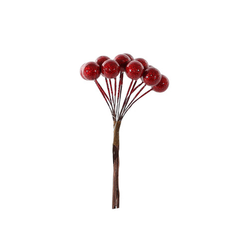 Red Shiny Mini Berry Bunch (10cm) Red Shiny Mini Berry Bunch (10cm)