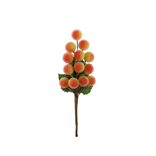 Yellow Frosted Grape Pick (16cm) Yellow Frosted Grape Pick (16cm)