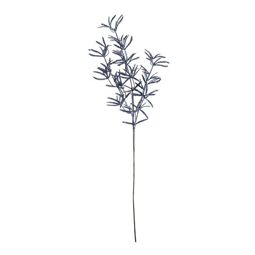 Midnight Blue Glitter Coral Spray (77cm) Midnight Blue Glitter Coral Spray (77cm)