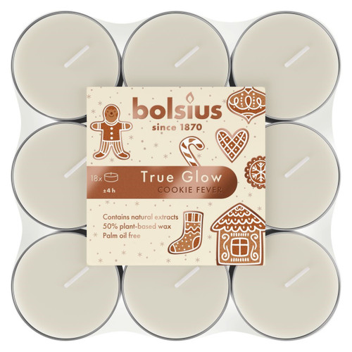 Bolsius Fragrance Tealights - Cookie Fever (18 Pack) Bolsius Fragrance Tealights - Cookie Fever (18 Pack)