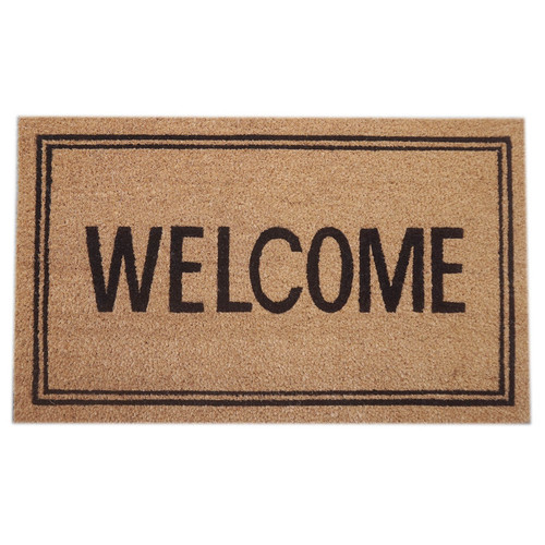Welcome Bordered Doormat (45x75cm)