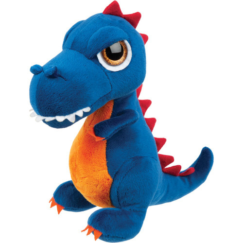 Suki - Small Blue & Orange T-Rex Dinosaur