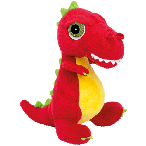 Suki - Medium Red & Yellow T-Rex Dinosaur