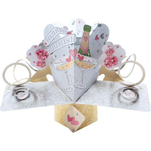  3D Pop Up Card by Second Nature - German Celebration