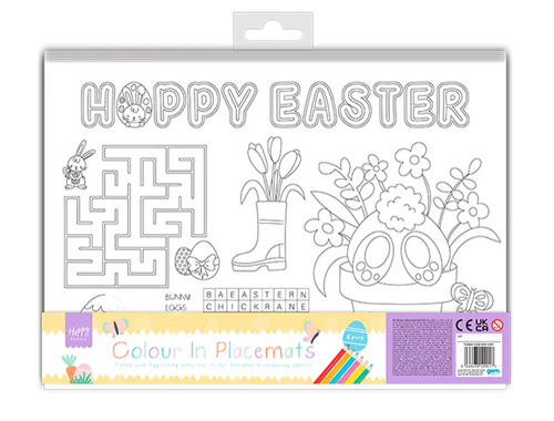 Easter Colour In Your Own Placemat 6pk