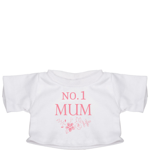 Suki - Small Teddy Bear T-Shirt - No. 1 Mum