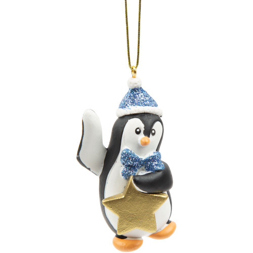 Suki - Personalisable Christmas Decoration - Blue Boy Penguin