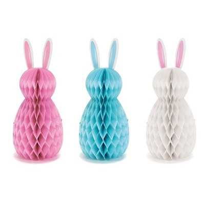 Easter Paper Rabbit Decoration (Assorted Designs)