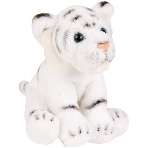 Suki - Small Sitting Realistic Animal - White Tiger