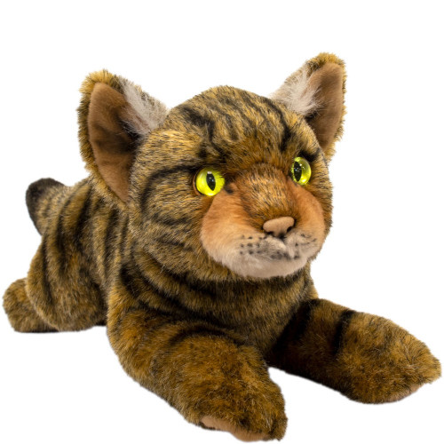 Suki - Resting Realistic Animal - Wildcat (30cm)