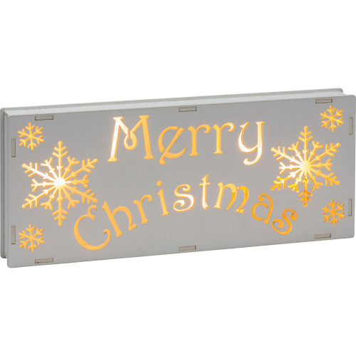 Suki - Long Merry Christmas Light Box Decoration