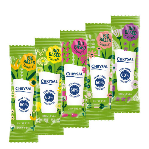 Chrysal Universal Liquid Flower Food 1 Litre Sachet (150pc)