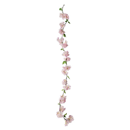 Essential Dark Pink Blossom Garland (1.8m)