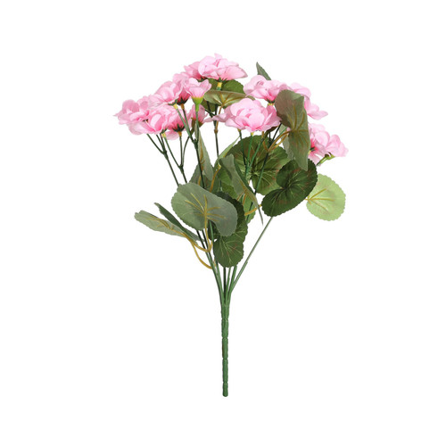 Essentials Pink Geranium Bush - 7 Stems (30cm)