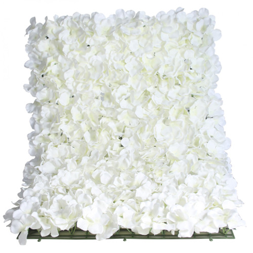 White Hydrangea Flower Wall Panel (40x60cm) White Hydrangea Flower Wall Panel (40x60cm)