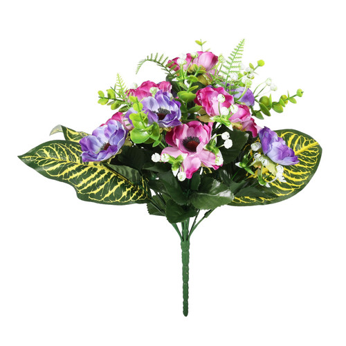 Pembroke Blue/Purple Satin Anemones