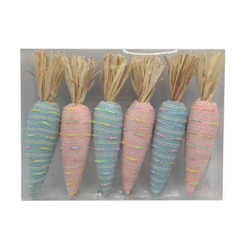 Pink & Blue Decorative Carrots