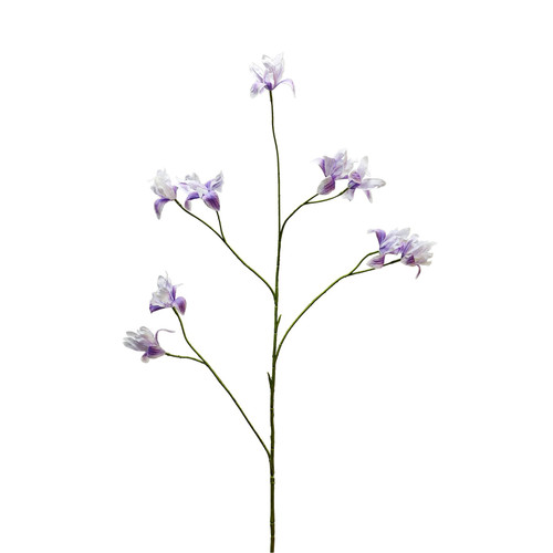 Botanica White/Lilac Iris Spray (105cm)