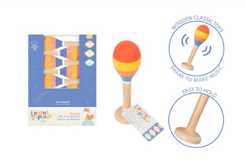 Wooden Stand Up Maracas