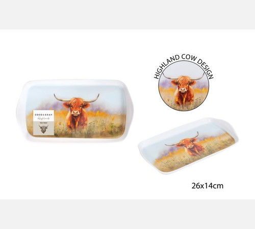 Highland Cow Tea Tray