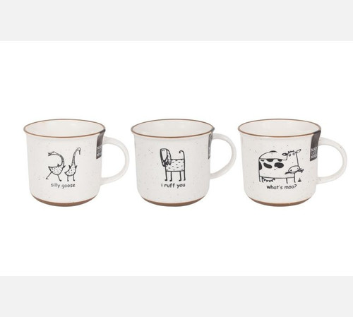 Animal Outline Print Mug (Assorted Designs)