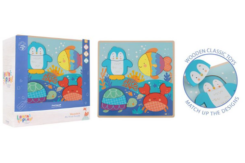 First Steps 4 In 1 Chunky Puzzle Board Ocean Friends