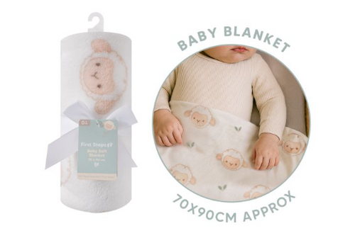 Farm Friends Lamb Baby Blanket