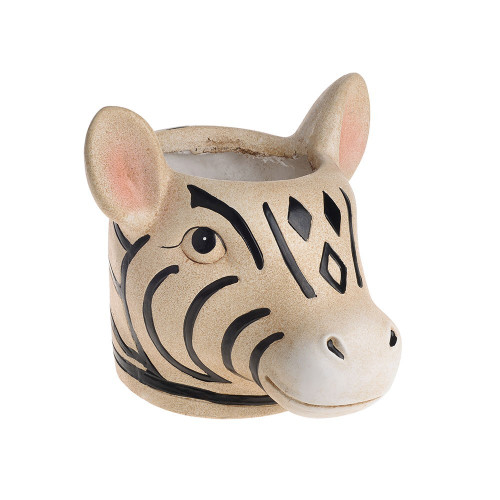 Zebra Head Novelty Pot