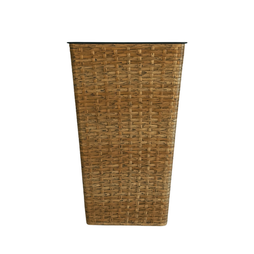 Brown Rattan Effect Tall Planter (45cm)