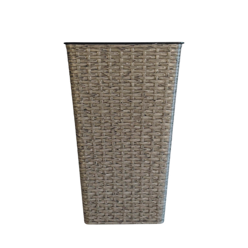 Grey Rattan Effect Tall Planter (45cm)