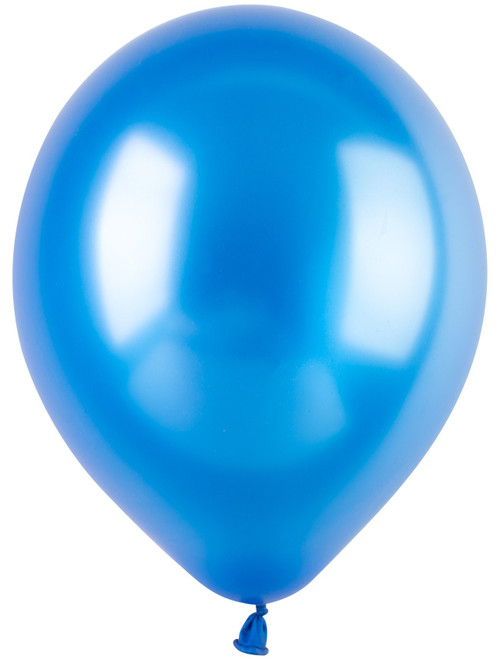 Metallic Blue Latex Balloon - 10 inch (Pack of 100)