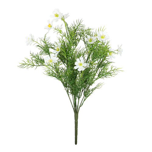 UV Exterior White Cosmos Bush (42cm)