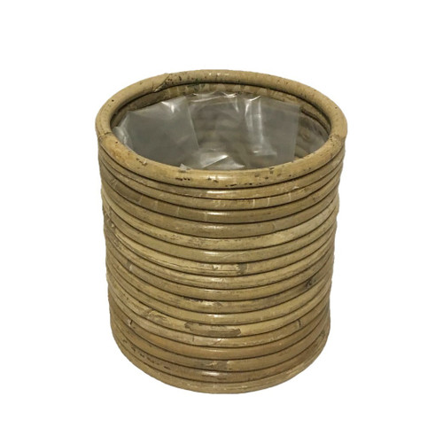 Hortus Round Stripe Pot (14cm H)