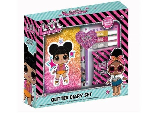 LOL Design Your Own Glitter Diary Set (Assorted)