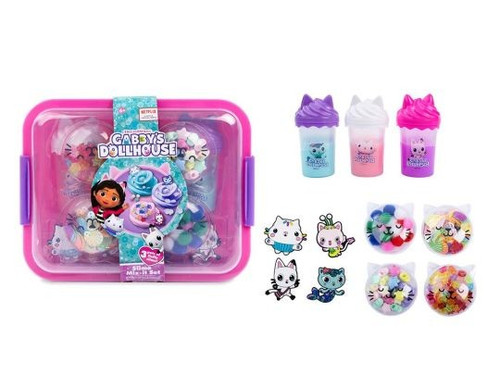 Gabbys Dollhouse Slime Mix It Set