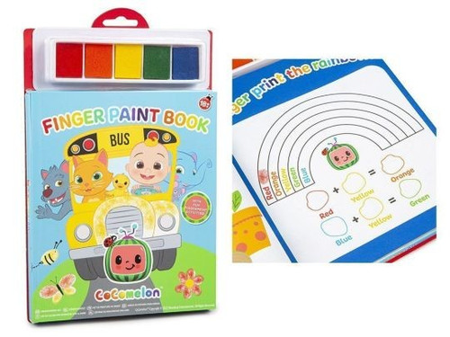 Cocomelon Finger Paint Book Set