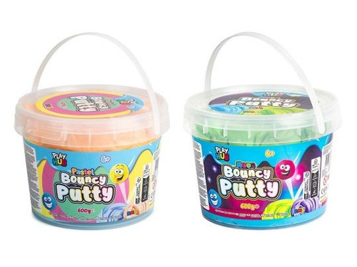Tub Of Bouncing Pastel Putty Pastel (600g) (Assorted Designs)