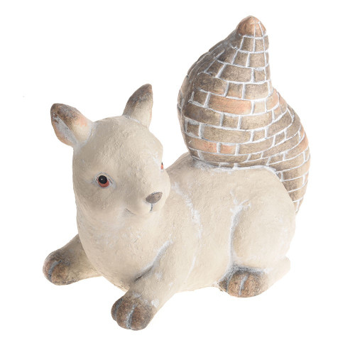 Grey Squirrel Garden Ornament