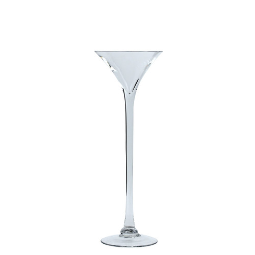 Apollo Cocktail Clear Glass Vase (50cm)
