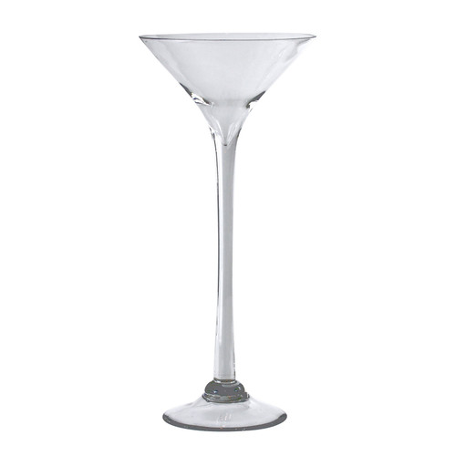 Apollo Martini Clear Glass Vase (60cm)