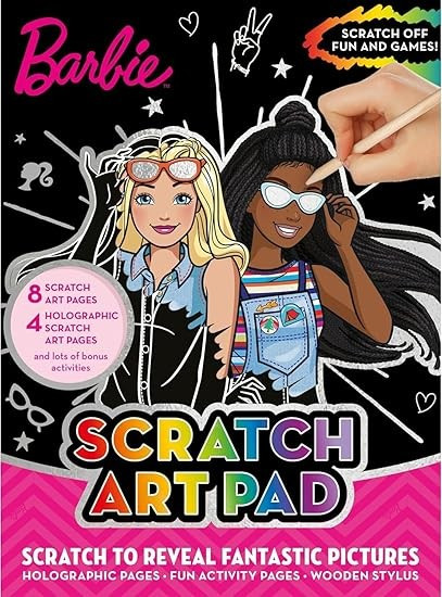 Barbie Scratch Art Pad