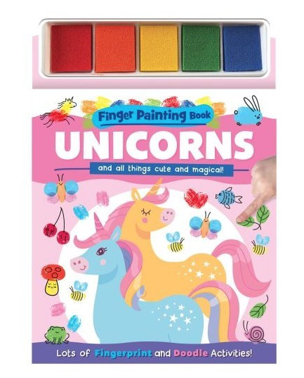 Unicorn Finger Painting Book
