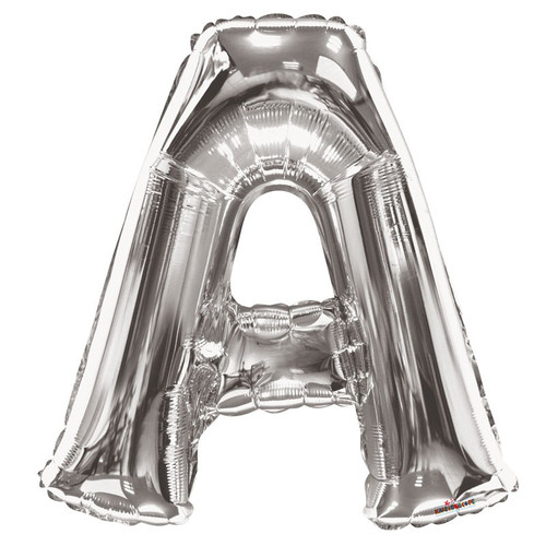 Letter Balloon - A - Silver (34 Inch) Letter Balloon - A - Silver (34 Inch)