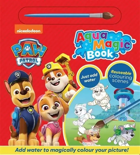 Paw Patrol Aqua Magic Book