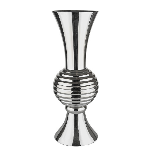 Silver Honeycomb Glass Vase (65cm)