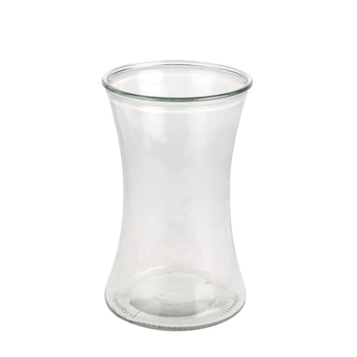 Clear Glass Hand Tied Vase (20cm)