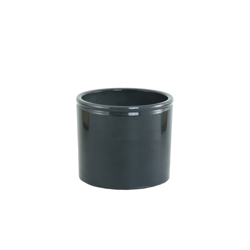 Grey Glazed Lucca Ceramic Pot (12.5cm H)